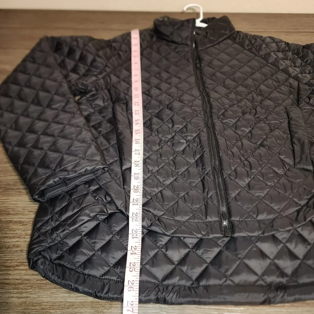 Quince Featherless Quilted Puffer Jacket NWT Black Small - Picture 4 of 10